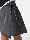 Product image thumbnail - PCFLORA MW WRAP DENIM MINI SKIRT, Grey Denim | 4
