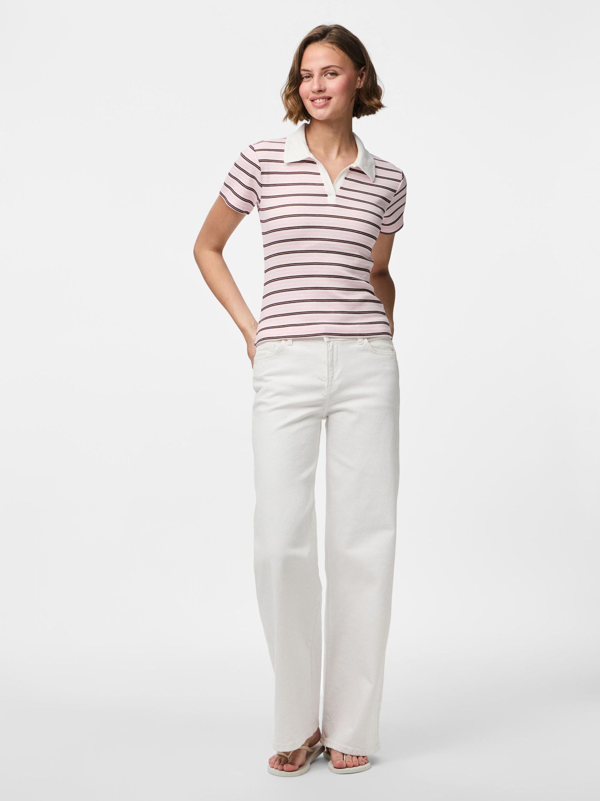 Carousel image - PCJAYJAY POLOSHIRT, Pink Tulle | 3