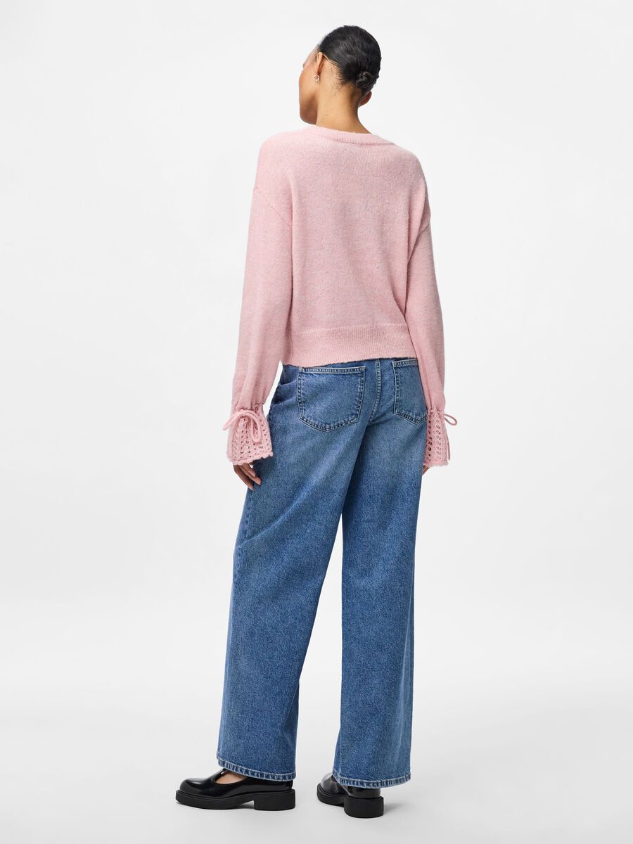 Product carousel image - PCSMILLA STRICKJACKE, Pink Tulle | 2