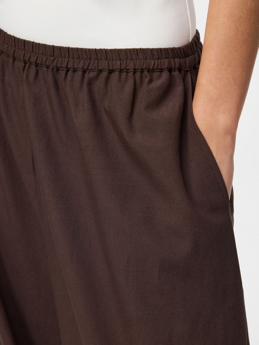 Carousel image - PCSMILLA MW BALOON TROUSERS, Hot Fudge | 4