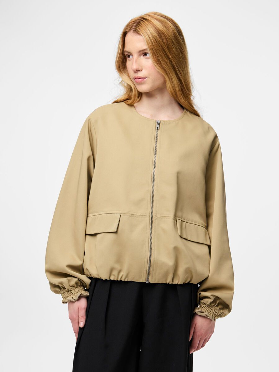 Product carousel image - PCBERIT - BALLON VESTE BOMBER, Travertine | 1