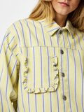 Product image thumbnail - PCBILLO DENIM JACKET, French Vanilla | 4