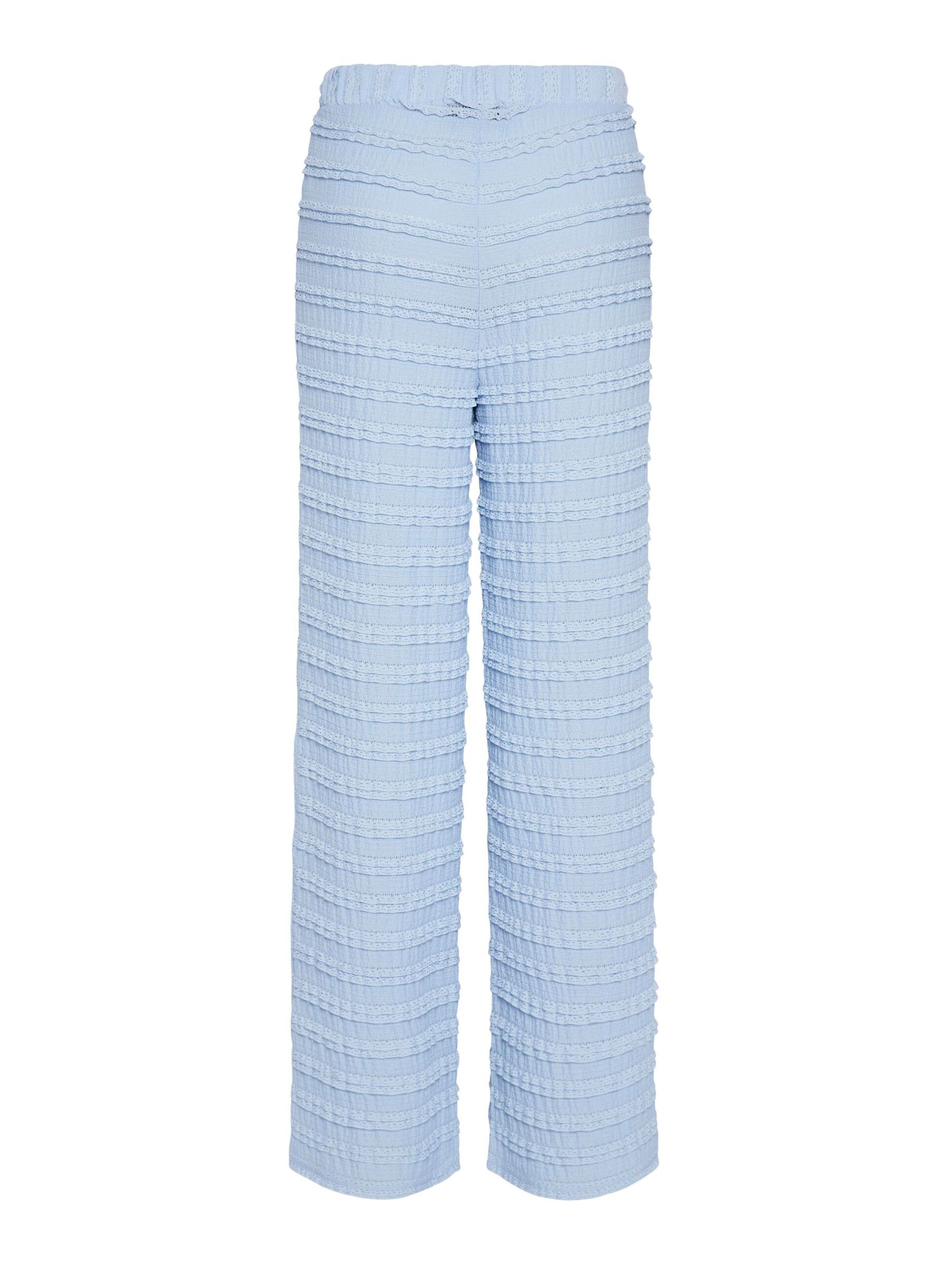 Carousel image - PANTALONES DE PIERNA ANCHA, Cashmere Blue | 7