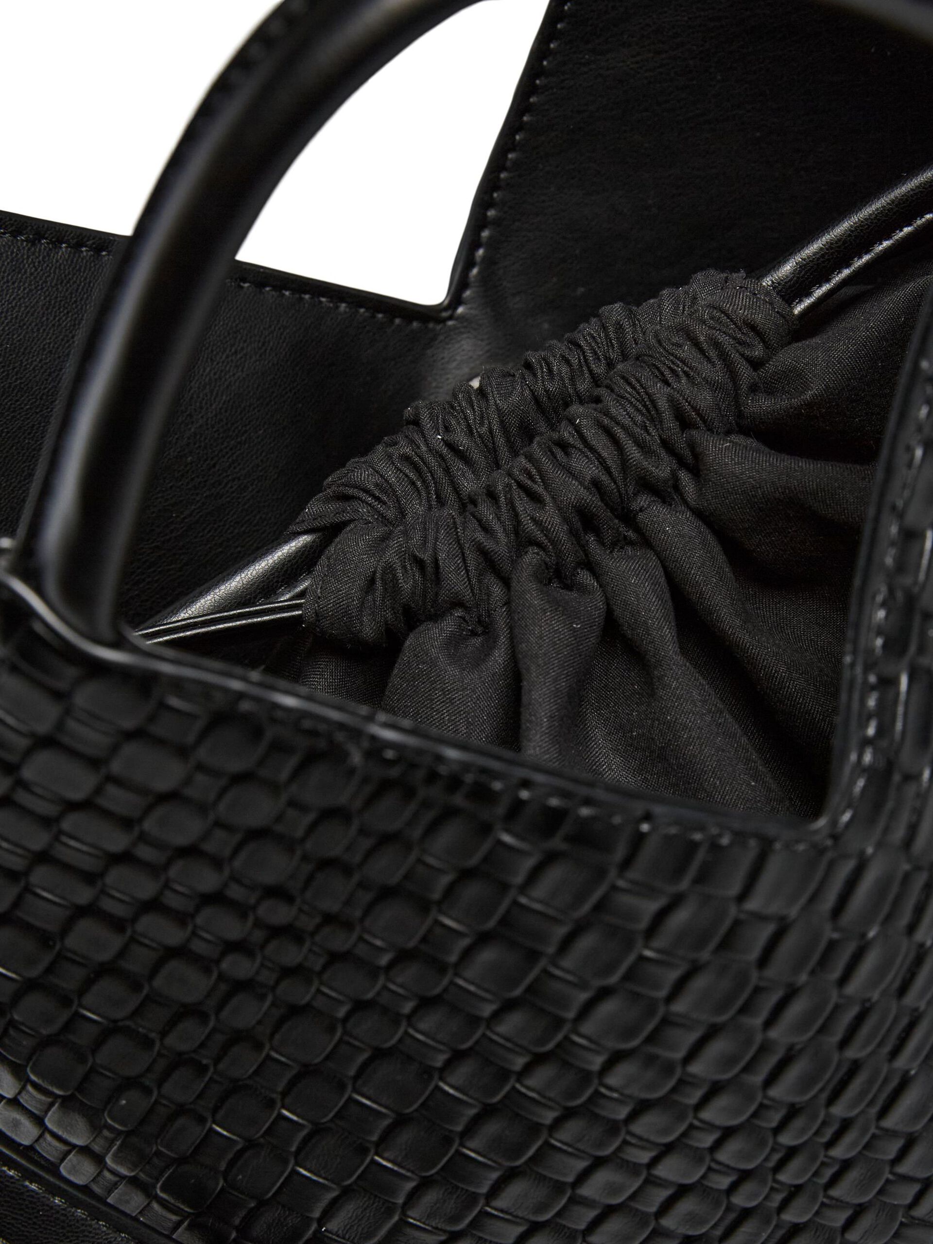 Carousel image - PCMANNI - TRESSÉ SAC BANDOULIÈRE, Black | 4