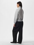 Product image thumbnail 3 PCSALI CHILLI HIGH NECK  ZIPPED SWEATSHIRT, Light Grey Melange