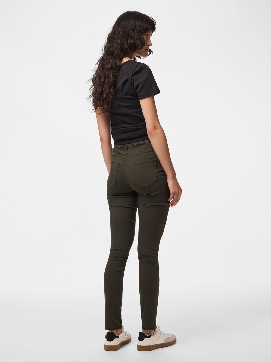 Product carousel image 2 PCHIGHSKIN HW JEGGINGS, Forest Night