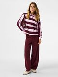 Product image thumbnail - PCFILUCCA LOOSE POLO SWEATSHIRT, Tawny Port | 5