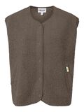 Product image thumbnail - PCKATTY TEDDY VEST, Morel | 5
