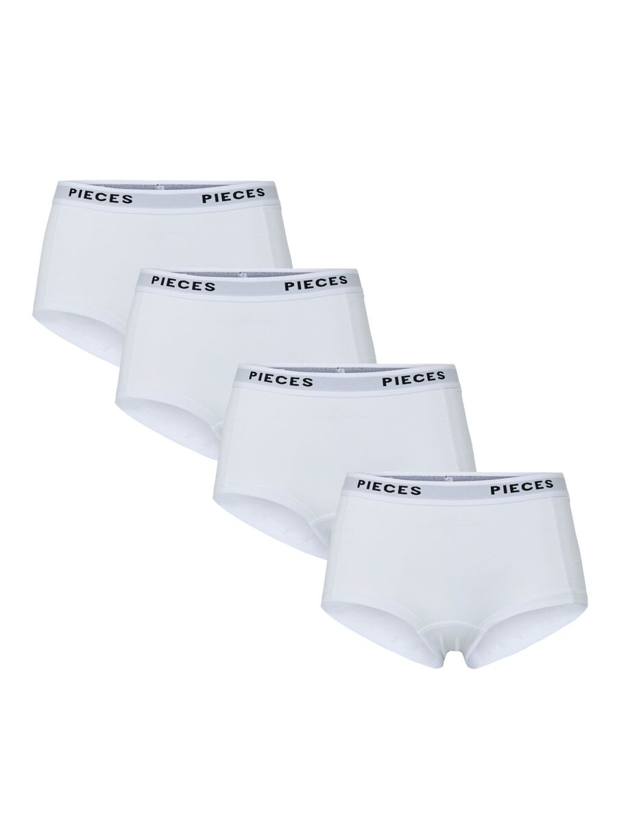 Product carousel image - PCLOGO LADY BOXER SHORTS, Bright White | 2