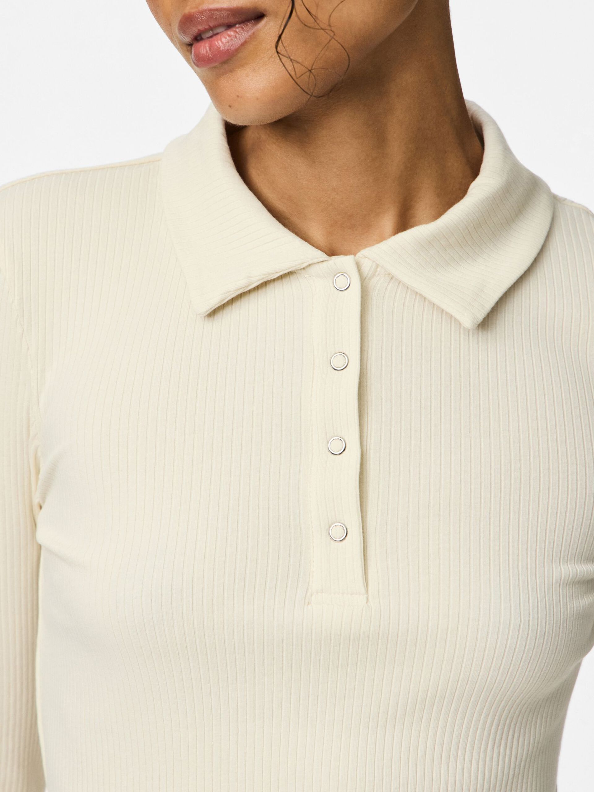 Carousel image - PCKITTE POLO SHIRT, Birch | 4