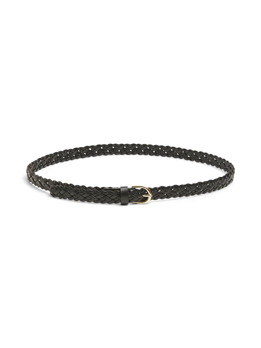 Carousel image - PCAVERY LEATHER BELT, Black | 1
