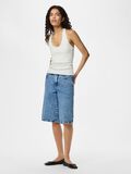 Product image thumbnail - PCMAY HALTERNECK TOPP, Bright White | 3