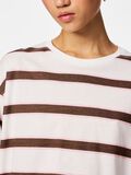 Product image thumbnail - PCMILA LOOSE T-SHIRT MET LANGE MOUWEN, Coffee Quartz | 4
