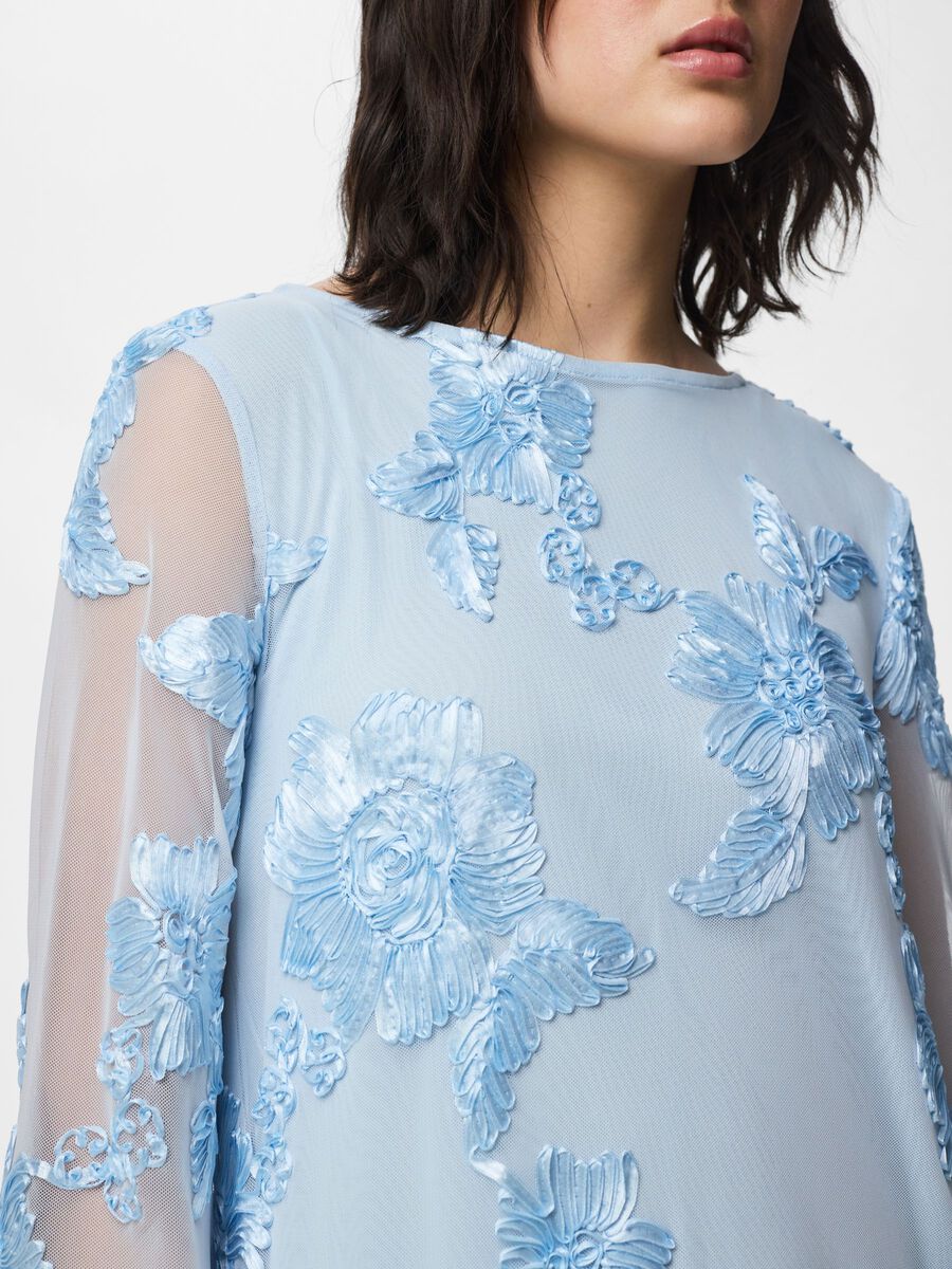 Carousel image - PCEVA  MINI DRESS, Cashmere Blue | 4