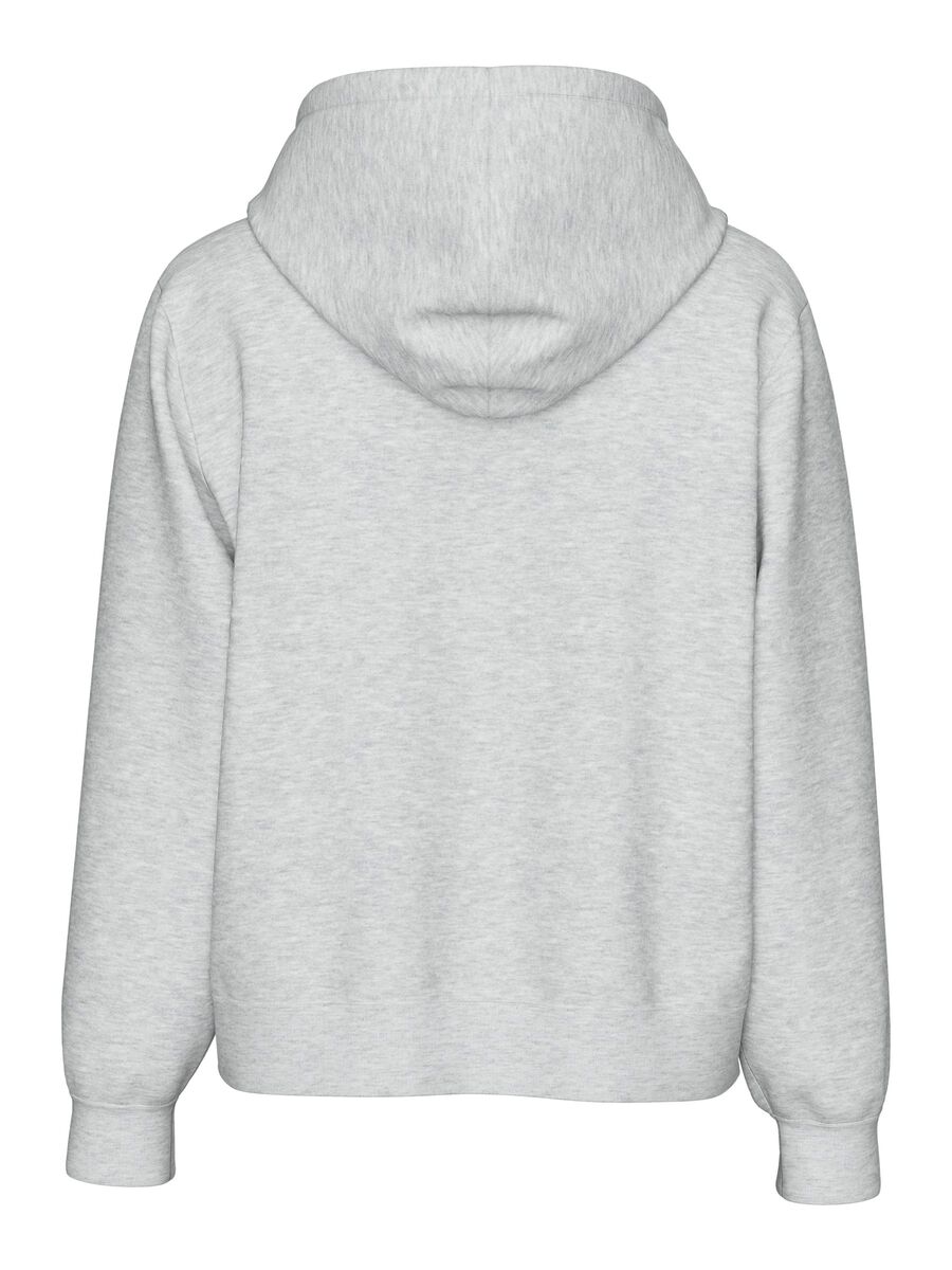 Carousel image - PCCHILLI HOODIE MED BLIXTL&Aring;S, Light Grey Melange | 7