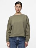 Product image thumbnail - PCCHILLI SWEATSHIRT, Deep Lichen Green | 1