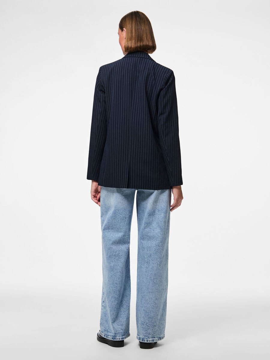 Product carousel image - PCBOZZY RAYÉ BLAZER, Sky Captain | 2
