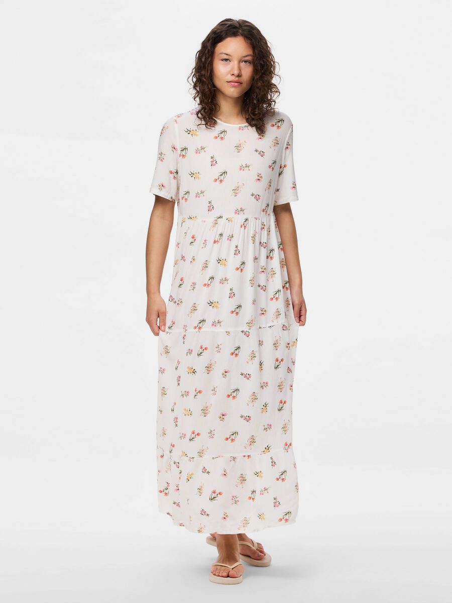Product carousel image - PCEVIE  MAXI DRESS, Bright White | 1