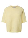 Product image thumbnail - PCRATH GESTRICKTES T-SHIRT, French Vanilla | 5
