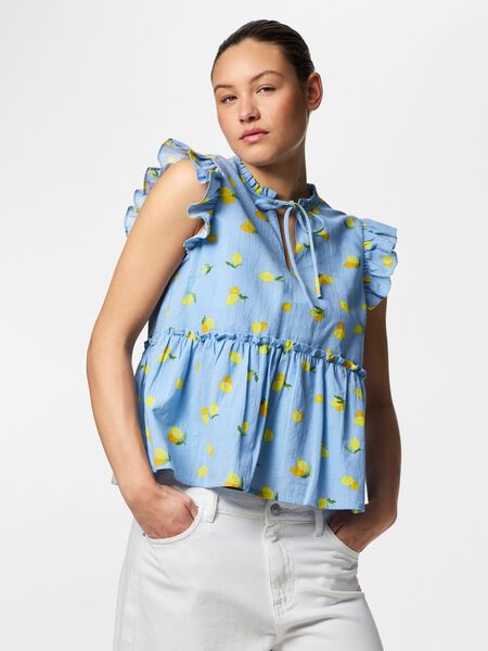 Pieces PCEMMA  SLEEVELESS TOP, Cashmere Blue, highres - 17162329_CashmereBlue_1235499_003.jpg