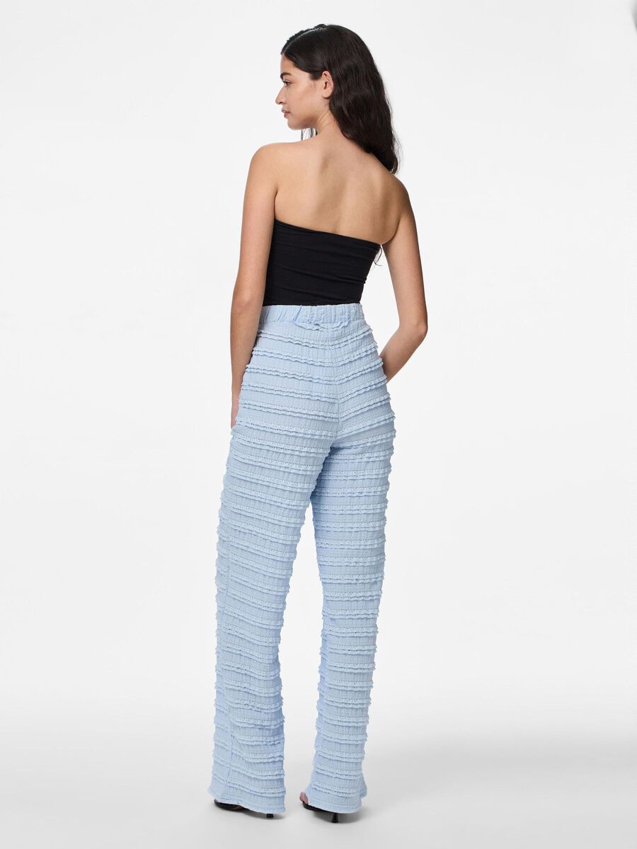 Product carousel image - LEVEÄLAHKEISET HOUSUT, Cashmere Blue | 2