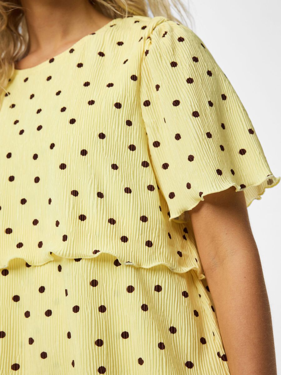 Carousel image 4 PCFLORA LAYERING  MINI DRESS, French Vanilla
