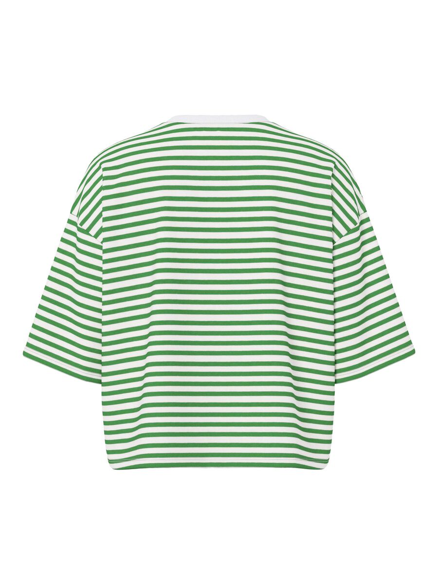 Product carousel image - PCSADIE 2/4 BOXY  T-SHIRT, Mint Green | 2