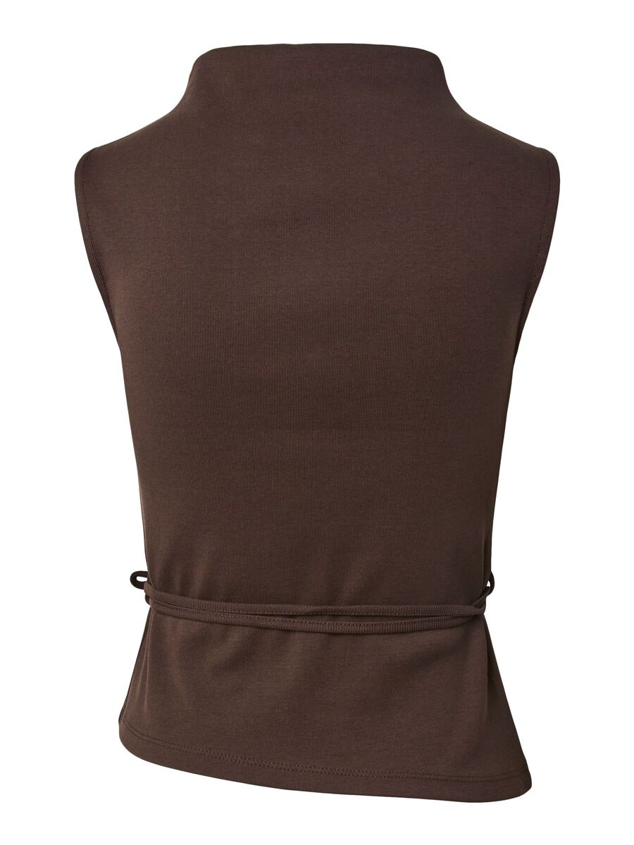 Carousel image 7 PCOLIVE H&Oslash;J HALS TANKTOP, Hot Fudge