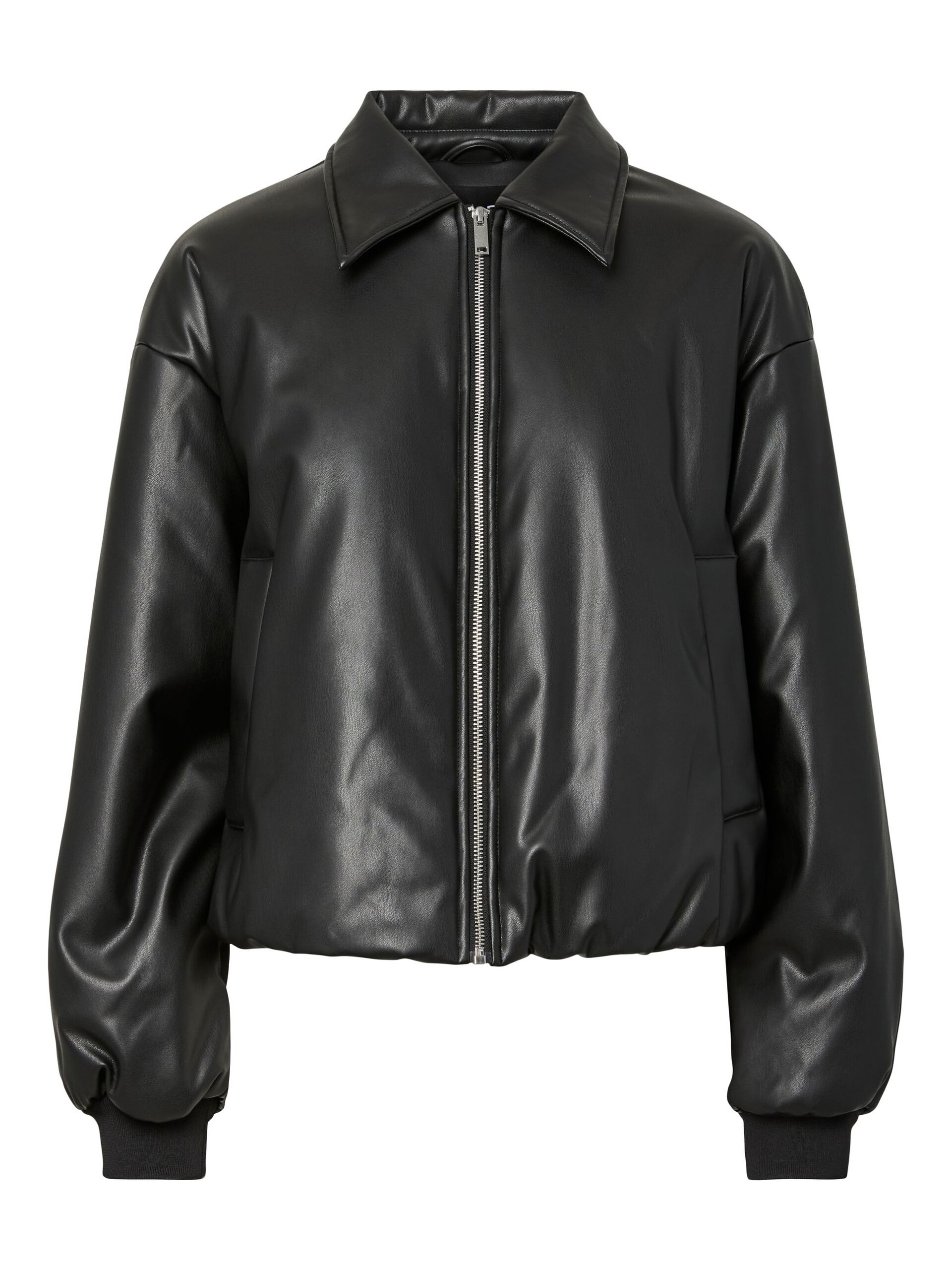 Carousel image - PCLARA COATED BOMBER JACKET, Black | 6