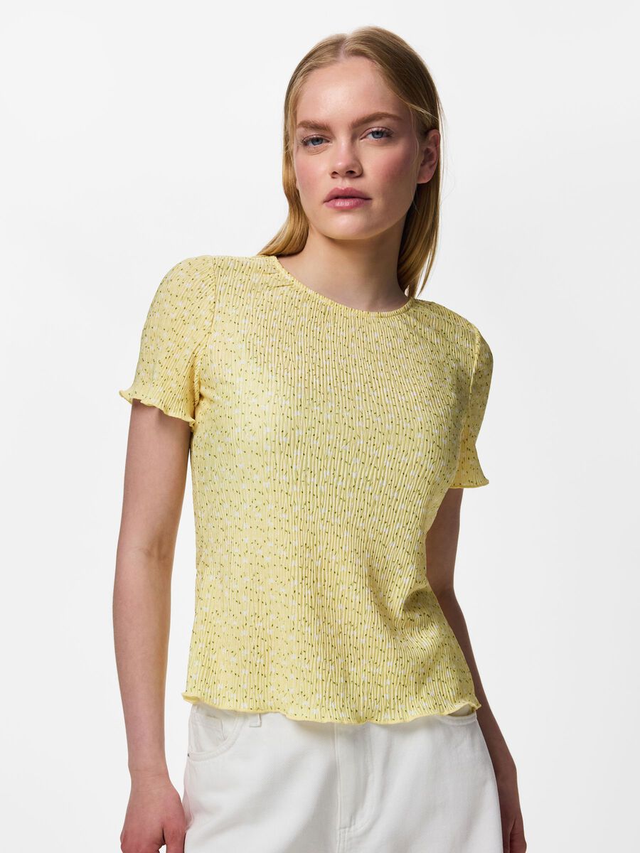 Product carousel image - PCFLORA T-SHIRT, French Vanilla | 1