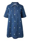 Product image thumbnail - PCFLORA  DENIM DRESS, Medium Blue Denim | 5