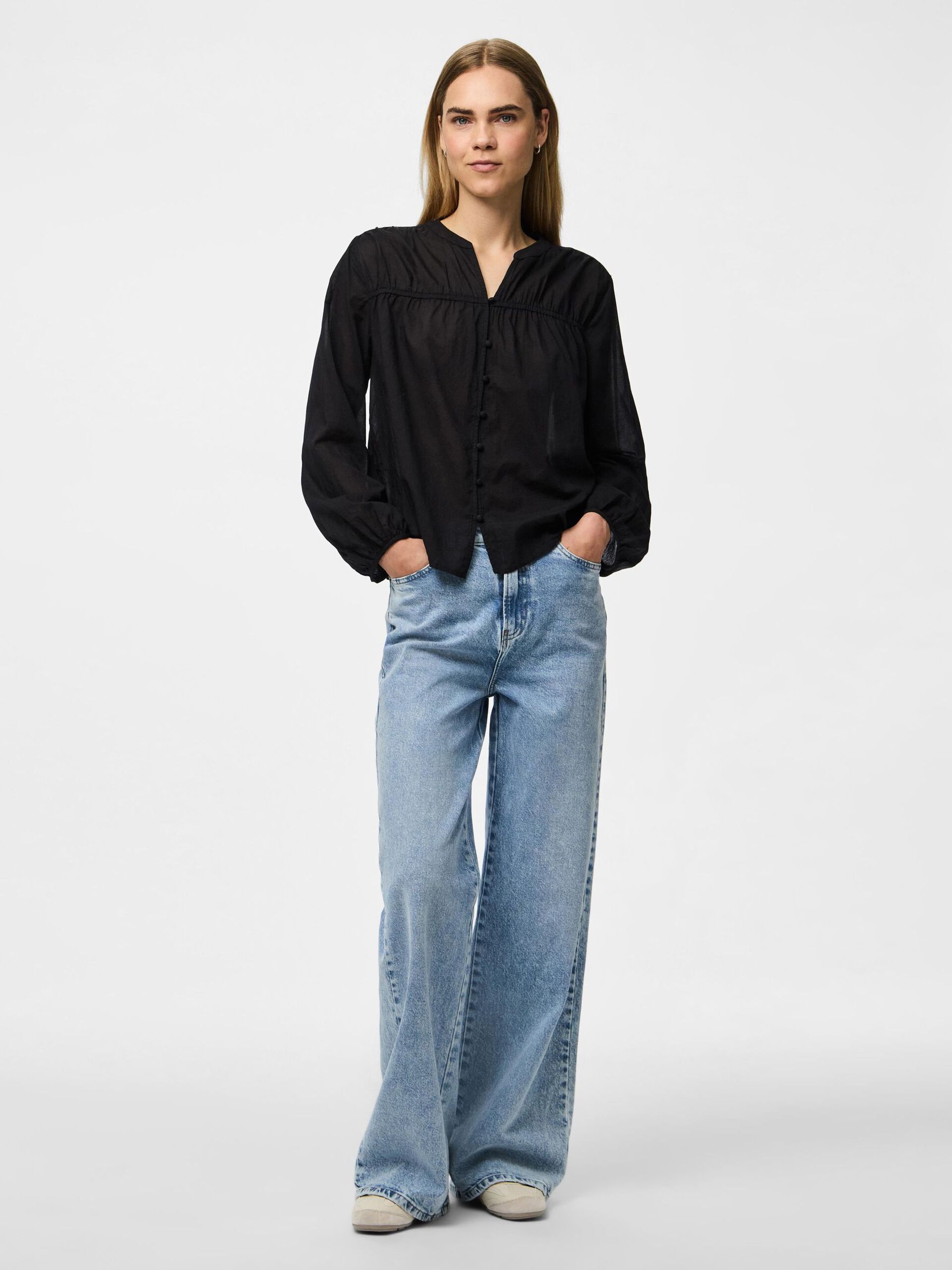 Carousel image - PCFIKENNA BLOUSE, Black | 3