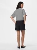 Product image thumbnail - PCBOSELLA HW PLEATED SHORTS, Black | 2