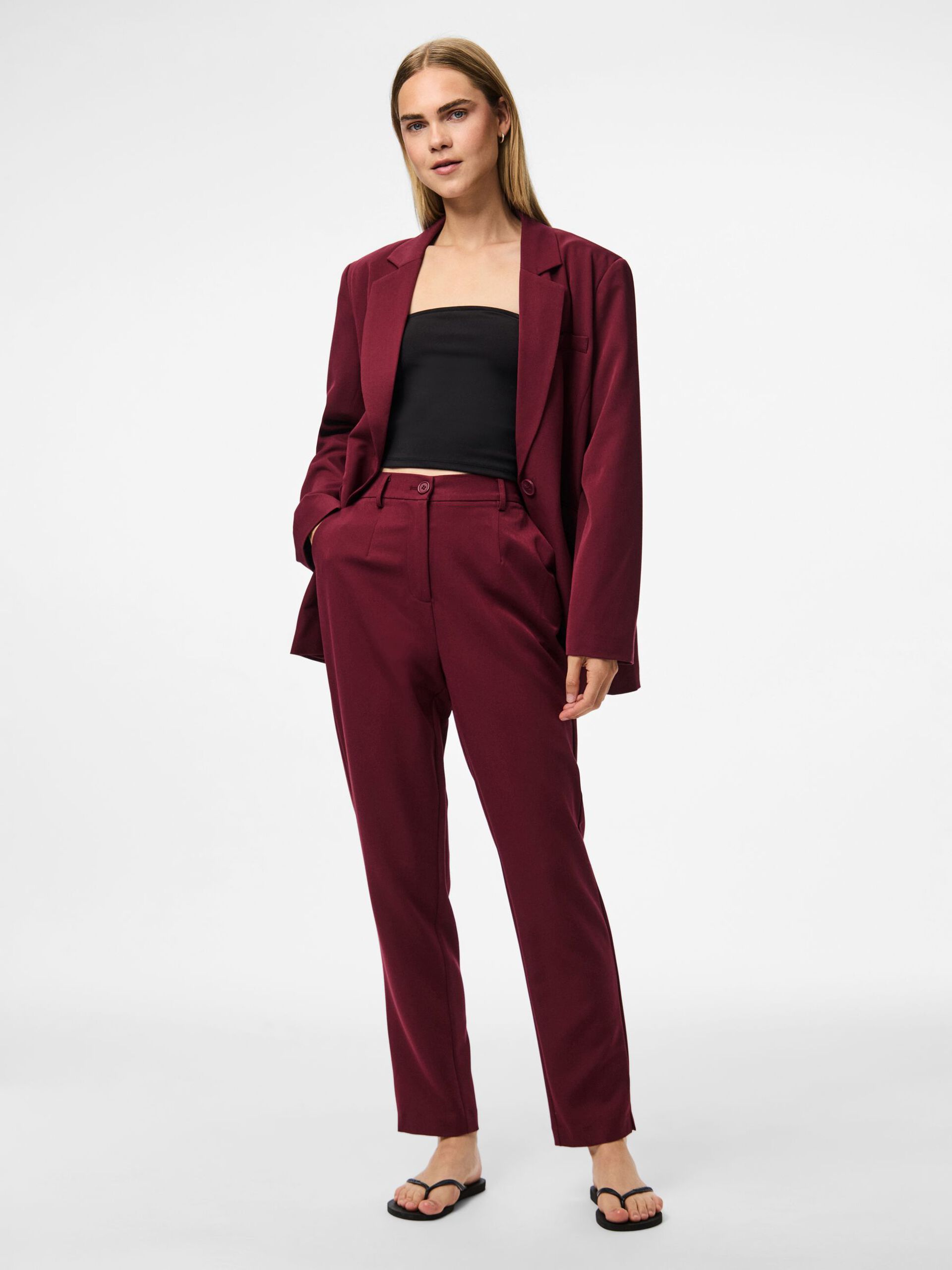 Carousel image - PCKAMIL - LONGUER CHEVILLE PANTALON, Tawny Port | 5