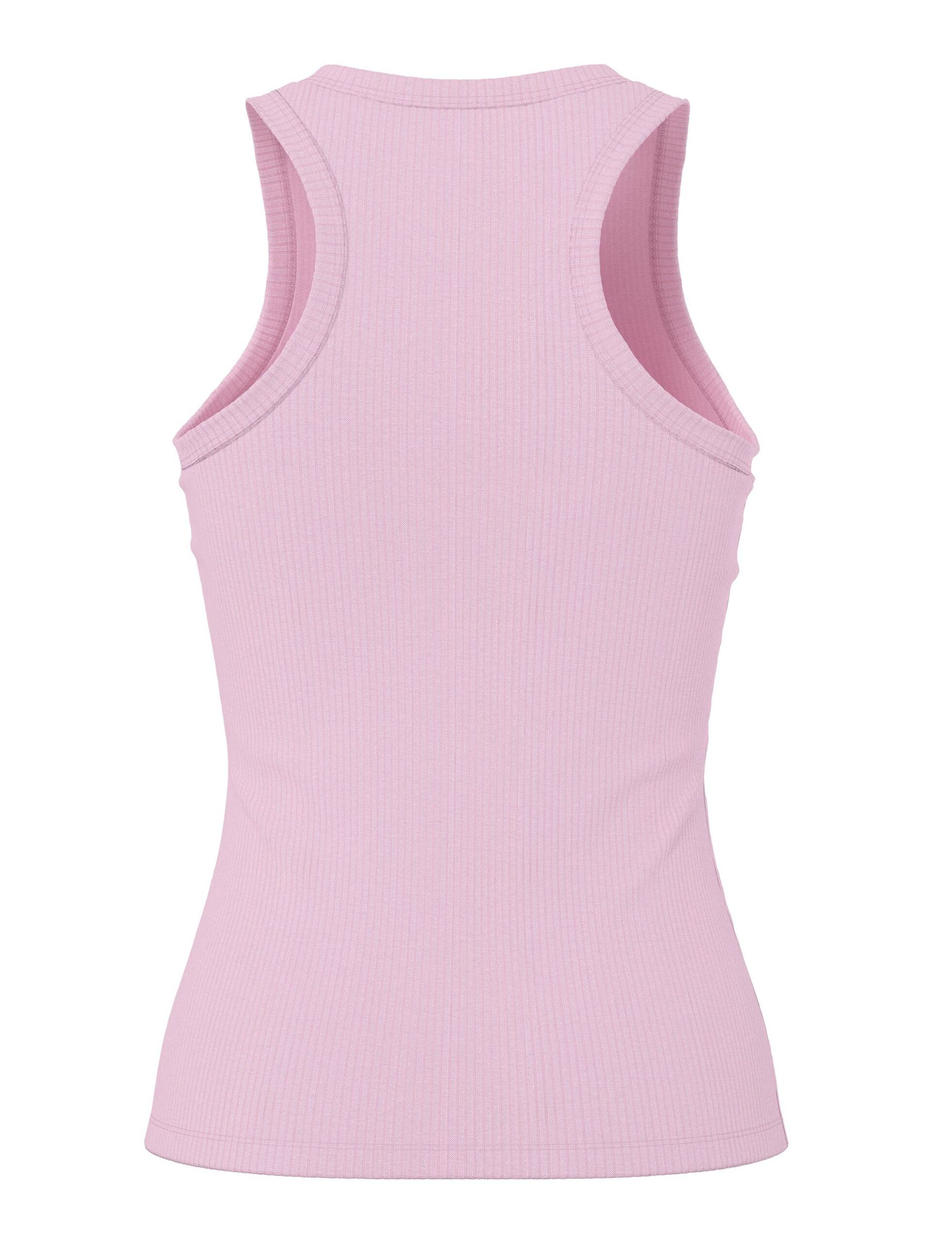 Carousel image - PCRUKA GERIPPTES TANKTOP, Roseate Spoonbill | 6