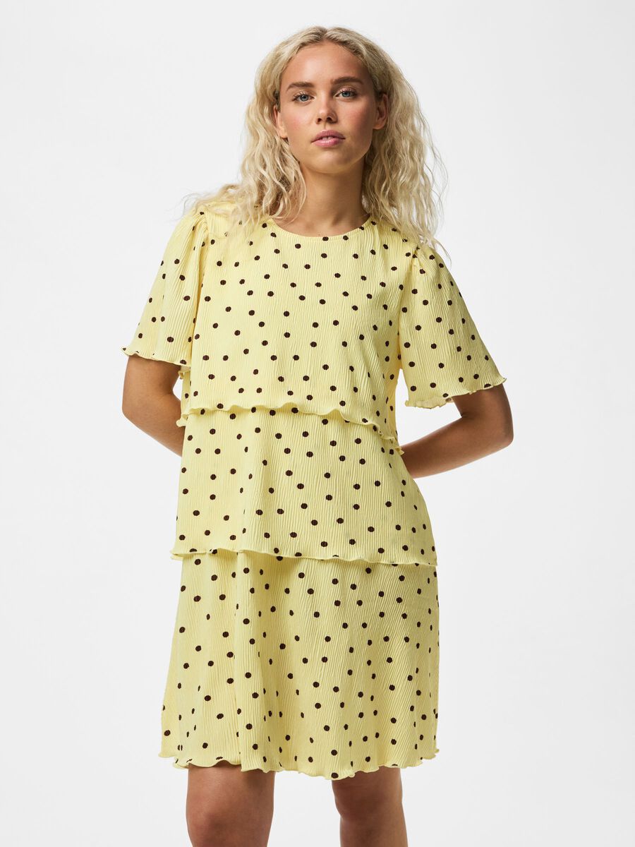 Carousel image 5 PCFLORA LAYERING  MINI DRESS, French Vanilla