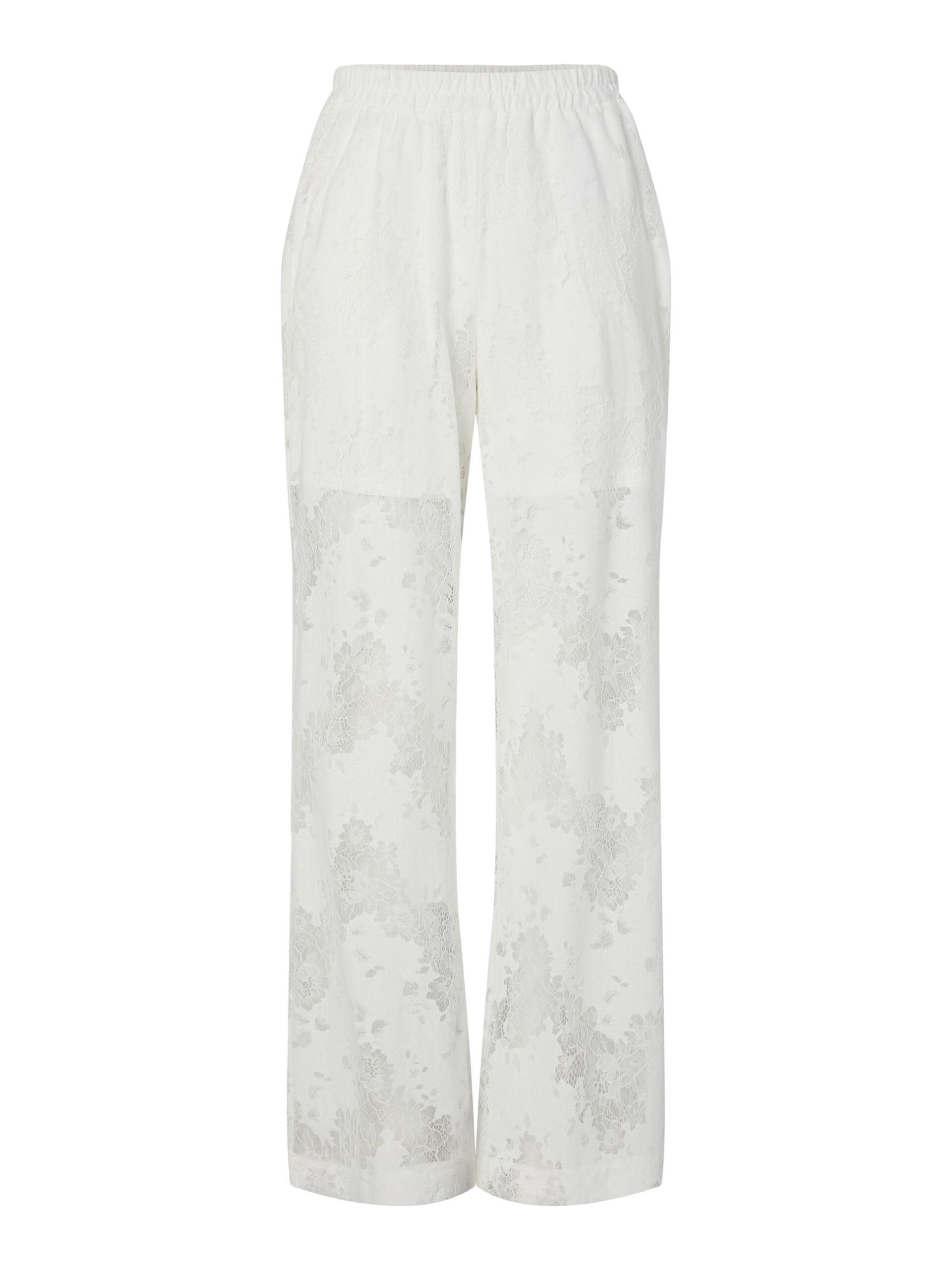 Carousel image - PCNORINNE STRAIGHT-LEG TROUSERS, Cloud Dancer | 7