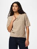 Product image thumbnail - STRICKOBERTEIL, Taupe Gray | 1