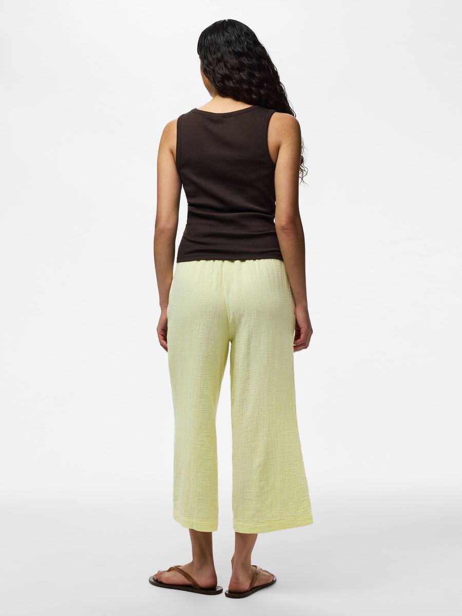 Product carousel image - PCSASTINA HW MUSSELIN CULOTTES, French Vanilla | 2