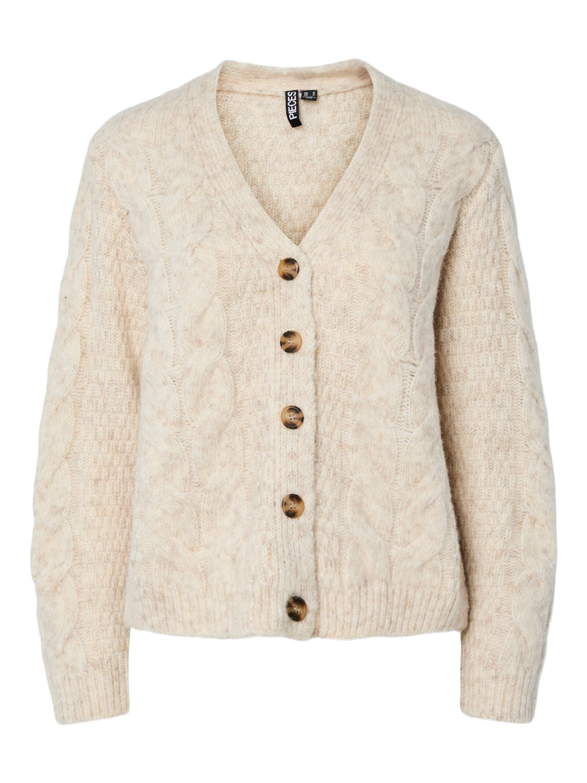 Carousel image - PCNINA KNITTED CARDIGAN, Birch | 5