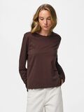 Product image thumbnail 1 PCASHLEY FIT  LONG SLEEVED TOP, Hot Fudge