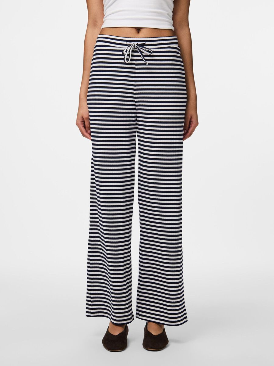 Product carousel image - PCLAYA WIDE-LEG TROUSERS, Maritime Blue | 1