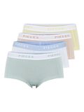 Product image thumbnail - PCLOGO LADY 4ER-PACK BOXERSHORTS, Jadeite | 1