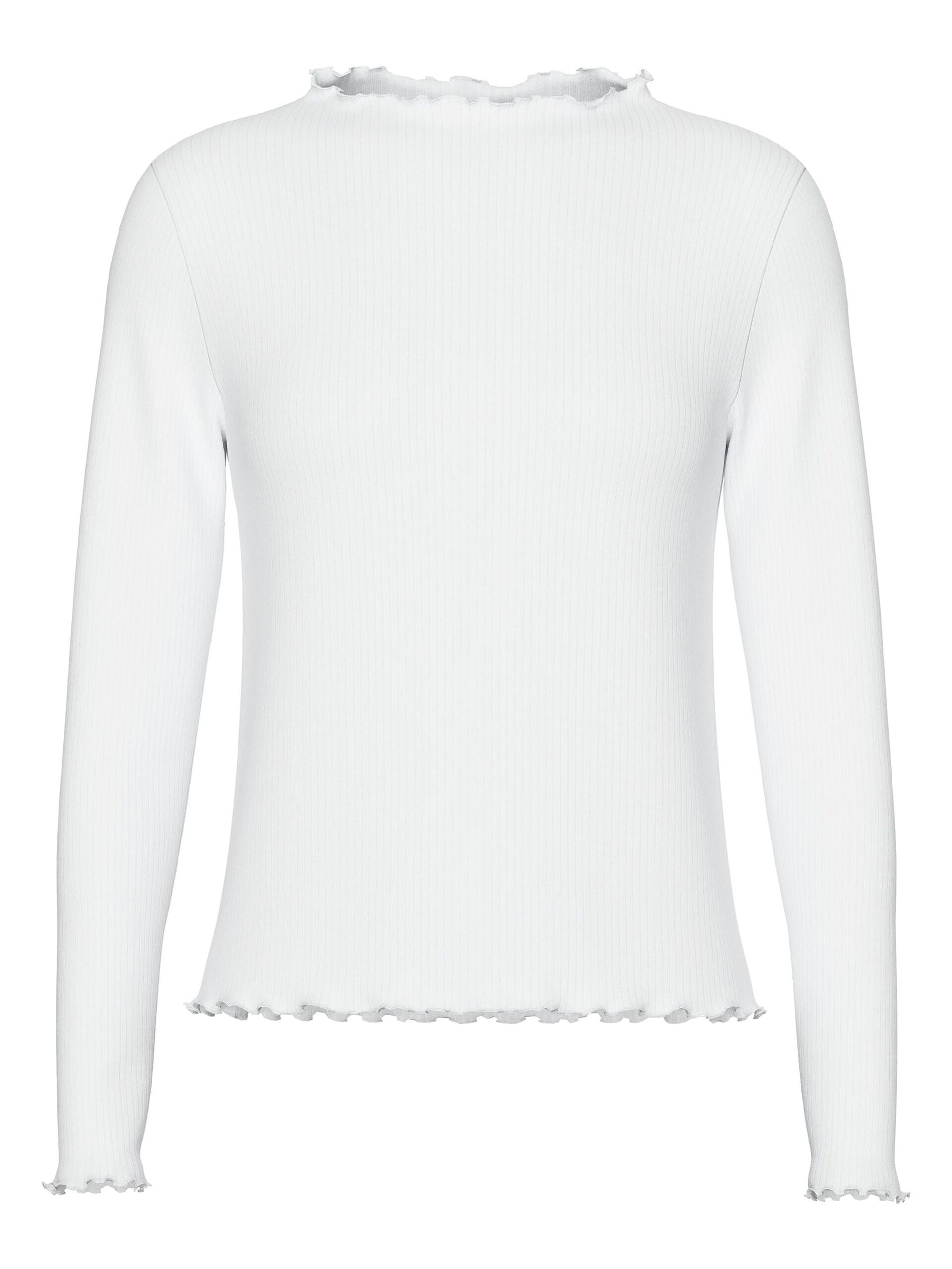 Carousel image - PCNICCA BABYLOCK-SYDD LÅNGÄRMAD TOPP, Bright White | 6