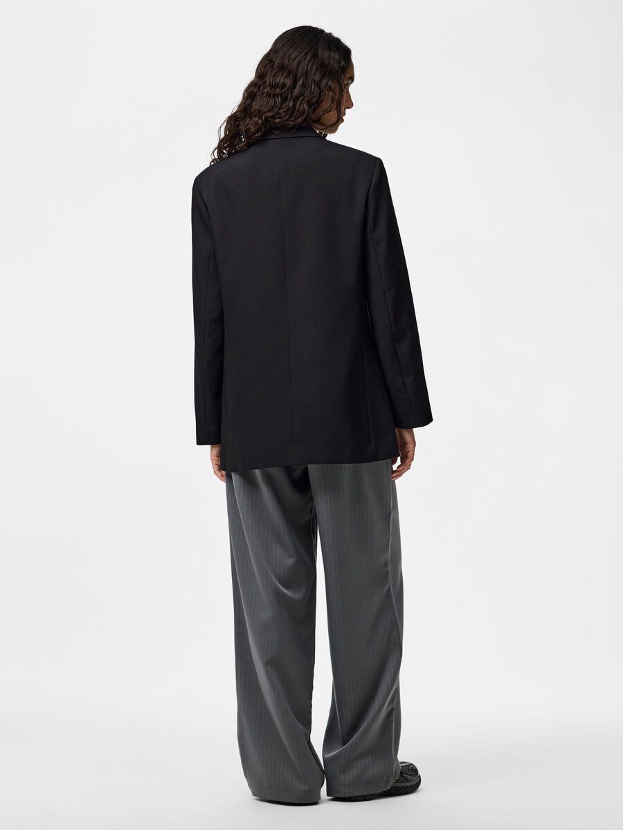 Product carousel image - PCNOLINE LOOSE FIT BLAZER, Black | 2