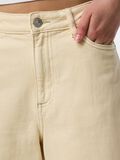 Product image thumbnail - PCGRACE MW LONG JEANSSHORTS, Ecru | 4