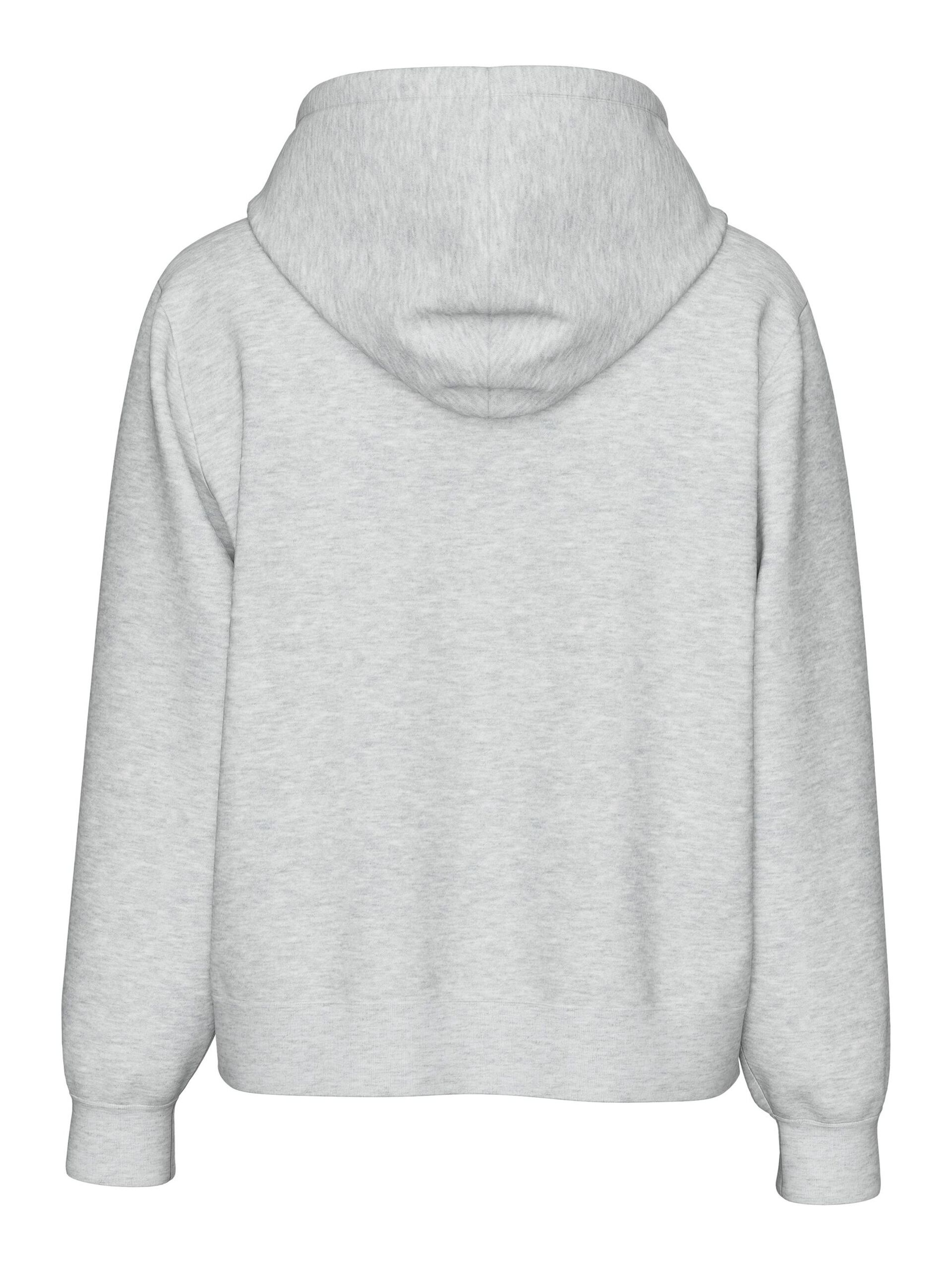 Carousel image - PCCHILLI ZIP-UP HOODIE, Light Grey Melange | 8