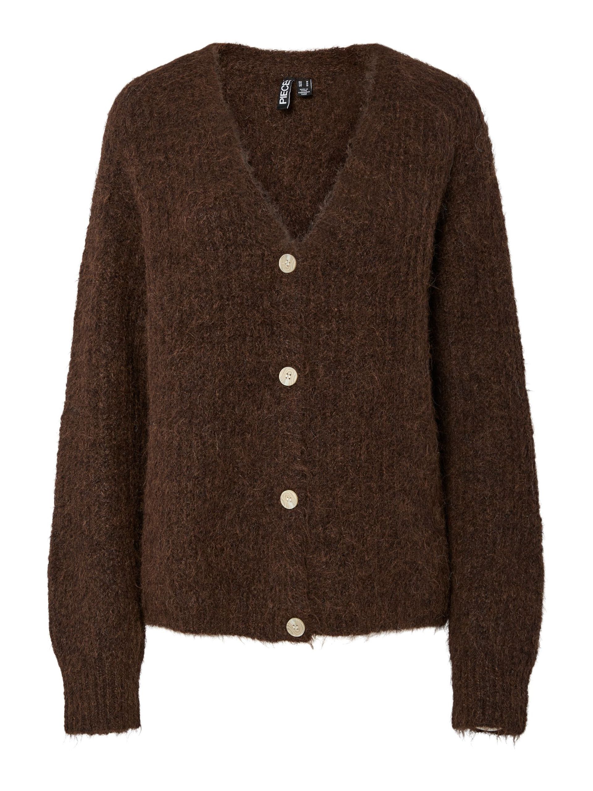 Carousel image - PCCLEO STRICKJACKE, Hot Fudge | 5