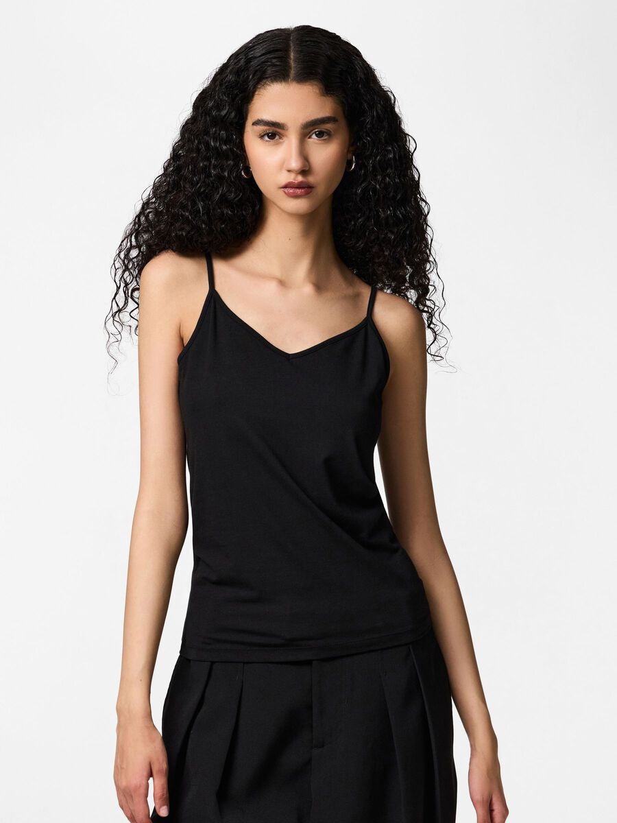 Product carousel image - PCSIRENE MOUWLOZE TOP, Black | 1