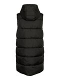 Product image thumbnail - PCBEE LONG PADDED GILET, Black | 8
